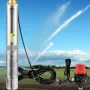 Dyb brønd nedsænket pumpe, 750W 230V/50Hz, 105L/min 62 m hoved