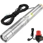 Dyb brønd nedsænket pumpe, 750W 230V/50Hz, 105L/min 62 m hoved