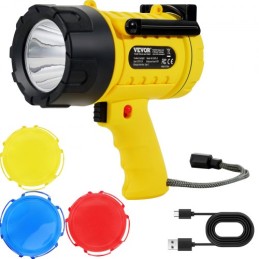 USB Super Bright Rechargeable Spotlight lommelygte 1000.000 lm søgelys