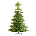 Juletræ 7.5ft Prelit kunstigt træ med 700 hvide LED'er 1319 tip