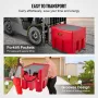 Portable Diesel Tank, 439.1 L Capacity & 10 GPM Flow Rate, Diesel Fuel Tank with 12V Electric Transfer Pump and 399.3 cm Rubber 