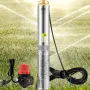 Dyb brønd nedsænket pumpe, 550W 230V/50Hz, 50L/min 89 m hoved