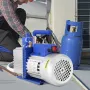 Vacuum Pump, 10CFM 1 HP, Two-Stage Rotary Vane Vacuum Pump, 220V 5 PA Facility HVAC Refrigerant Air Tool for HVAC, Auto AC Refri