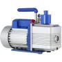 Vacuum Pump, 10CFM 1 HP, Two-Stage Rotary Vane Vacuum Pump, 220V 5 PA Facility HVAC Refrigerant Air Tool for HVAC, Auto AC Refri