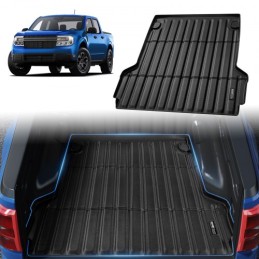 Truck Bed Mat Fit 2022-2024 Ford Maverick TPE Truck Bed Liner Accessories