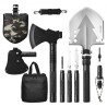 Survival Shovel Survival Ax 16-in-1 Camping Folding Shovels med Hatchet