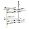 2 Tier Swing Left Blind Corner Cabinet Pull Out Soft Close Organizer