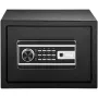 Safe Box, 0.0227 m³ Money Safe with Fingerprint Lock and Digital Keypad Lock, Fireproof Home Safe with 2 Keys, Wall-Mounted Secu