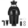 Garbage Disposal 1 HP Continuous Food Waste Disposer 3960 RPM EZ Connect