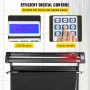 Vinyl Cutter, 1350mm Vinyl Plotter, LED Screen Plotter Cutter, Semi-Automatical Built-in Optical Eye, Compatible with SignMaster