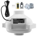 4" to 4.5" Radon Mitigation Fan System Kit Quiet 260 CFM Inline Duct Fan