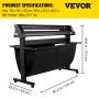 Vinylskærer, 1350 mm vinylplotter, LED-skærmplotterskærer
