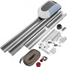 Roller Door Opener 1000N Automatic Garage Door Opener Electric Operator Automatic Gate Openers Sliding Gates Kit with 3 Rails 2