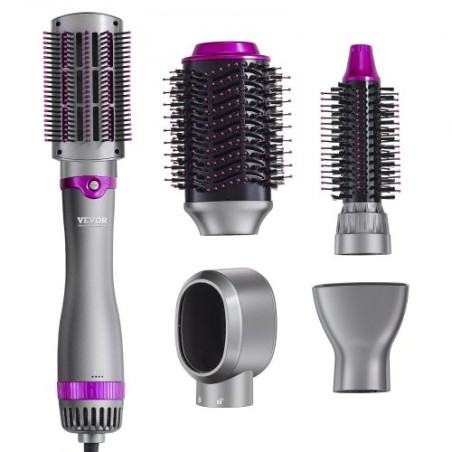 Hair Dryer Brush 5-in-1 Hot Hair Styler Upgraded Negative Ion for Curling