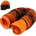 20ft (6,1 m) PVC Fleksibel kanal Hosing 8 tommer (20,32 cm) Ekstraktion Fleksibel kanalfleksibel kanal2