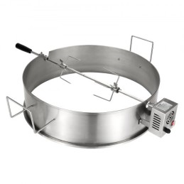BBQ Rotisserie Ring Kit til 22 "Kettle Charcoal Grills Rustfrit stål