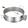 BBQ Rotisserie Ring Kit til 22 "Kettle Charcoal Grills Rustfrit stål