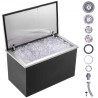 24 "X20" X15 "Drop in is Chest Ice Cooler Ice Bin Rustfrit stål m/dækning