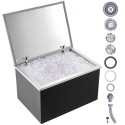 28 "X20" X17 "Drop in Ice Chest Ice Cooler Ice Bin Rustfrit stål m/dækning