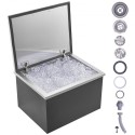 20"x16"x13" Drop in Ice Chest Ice Cooler Ice Bin Stainless Steel w/Cover