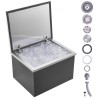 20 "X16" X13 "Drop in is Chest Ice Cooler Ice Bin Rustfrit stål m/dækning