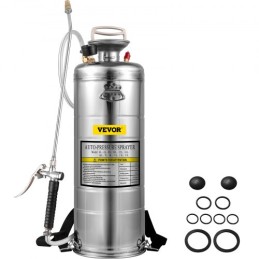 Stainless Steel Sprayer 12L Household Gardening and Floor Cleaning Sprayer, Suitable for the Current Neds of Industry,