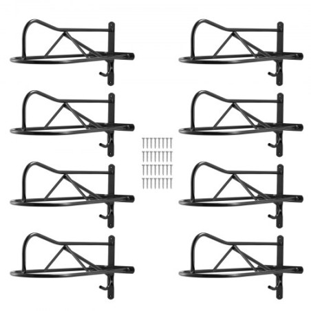 Wall Mount Saddle Rack med pad bar 8 pakker heste sadelstativ