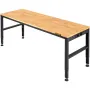 Arbejdsbænk justerbar højde, 135 cm W x 46 cm D x 97 cm H