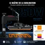 Heat Press, 5 in 1 Heat Press Machine Machine 30.48 x 38.1 cm, Clamshell Sublimation Transfer Printer Fast Heat-up, Digital Prec