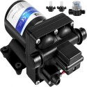Fresh Water Pump, 12 V Self Priming Sprayer Pump, 4 GPM RV Water Pump, with Pressure Switch 55 PSI Self Priming Water Pump,
