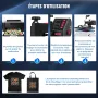 Heat Press, 5 i 1 Heat Press Machine Machine 12x15, Clamshell