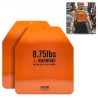 Curved Weight Vest Plates for Strength Training Workout 2x8.75 LB Plates