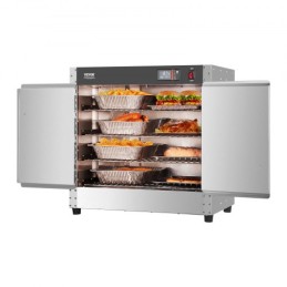 Hot Box Food Warmer 4-Tier Concession Warming Cabinet with Water Tray