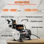 Airbrush-kit, professionelt airbrush-sæt med kompressor
