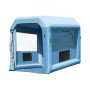 Inflatable Paint Booth, 9.8 x 8.2 x 8.2 ft Inflatable Spray Booth, with 550W Powerful Blower and Air Filter System, Portable
