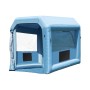 Inflatable Paint Booth, 9.8 x 8.2 x 8.2 ft Inflatable Spray Booth, with 550W Powerful Blower and Air Filter System, Portable
