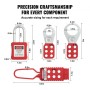 Electrical Lockout Tagout Kit, 26 PCS Safety Loto Kit Includes Padlocks, Hasps, Tags, Nylon Ties, and Carrying Bag, Lockout