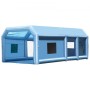 Inflatable Paint Booth, 23 x 13.1 x 9 ft Inflatable Spray Booth, with 750W+480W Powerful Blowers and Air Filter System,