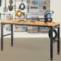 Arbejdsbænk justerbar højde, 122 cm W x 61 cm D x 97 cm H