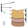 Wall Mounted Saddle Rack Three Tiers Swing Out Saddle Pad Holder