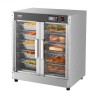 Hot Box Food Warmer 5-Tier Concession Warming Cabinet with Water Tray