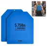 Weight Vest Plates for Strength Training Running Workout 2x5.75 LB Plates