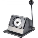 Graphic Punch Die Cutter 3"/75mm Round Punch Die Cutter Cast Iron Manual Graphic Punch Press Button Badge Maker 0.05"/1.5mm Cut