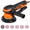 Random Orbital Sander 6'' Dual-Action Sander 10 PCS Sandpapers 6 Speeds