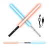 Lightsaber 2 Pack 7 RGB -farver Genopladelig duellerende lys Saber