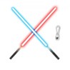 Lightsaber 12 RGB -farver 4 Lyde genopladelig FX Duellering Light Saber