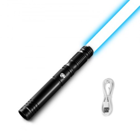 Lightsaber 12 RGB -farver 16 lyde genopladelig 40 "Duellering Light Saber