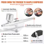 Airbrush Kit, Portable Airbrush Set with Compressor, Airbrushing System Kit with Multi-purpose Dual-action Gravity Feed Airbrush