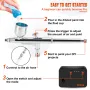 Airbrush Kit, Portable Airbrush Set with Compressor, Airbrushing System Kit with Multi-purpose Dual-action Gravity Feed Airbrush
