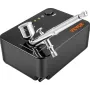 Airbrush Kit, Portable Airbrush Set with Compressor, Airbrushing System Kit with Multi-purpose Dual-action Gravity Feed Airbrush
